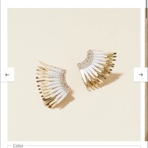 Mini Madeline Earrings White Gold